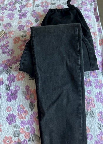 LC Waikiki Gri Rahat Kesim Hamile Kot Pantolon