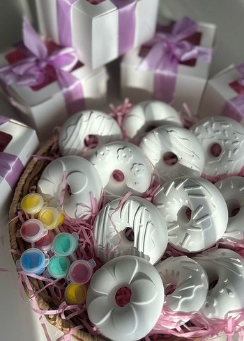 Beyaz Pastel Parti Süsleme Seti - Görsel 2