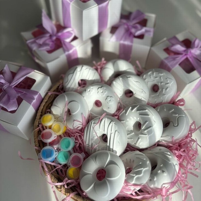 Beyaz Pastel Parti Süsleme Seti - Görsel 2