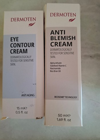 Dermatech Dermoten Leke Karşıtı ve Göz Çevresi Kremi