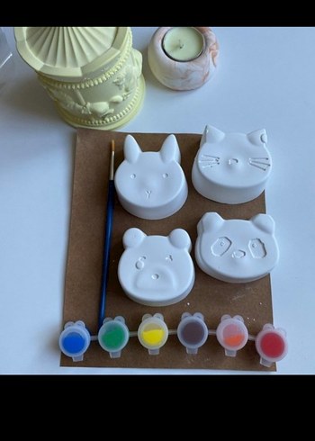 4LÜ OBJE FIRCA BOYA SET - Görsel 2