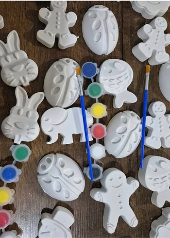 4LÜ OBJE FIRCA BOYA SET - Görsel 3