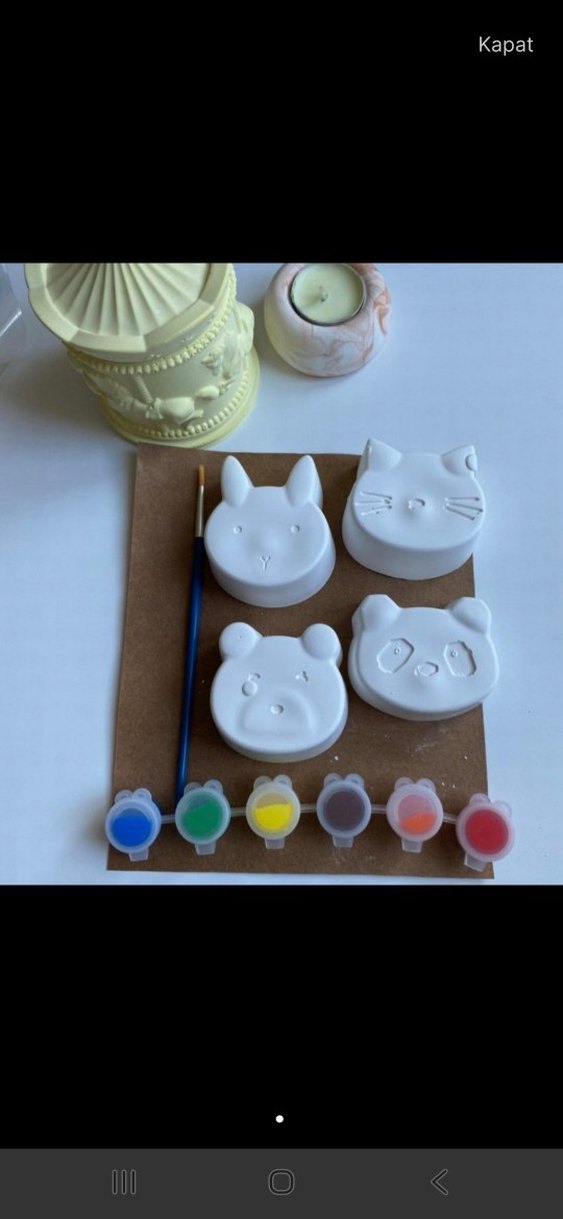 4LÜ OBJE FIRCA BOYA SET - Görsel 2