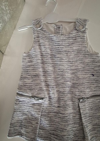 LC Waikiki Gri Örgü Kolsuz Street Wear Elbise