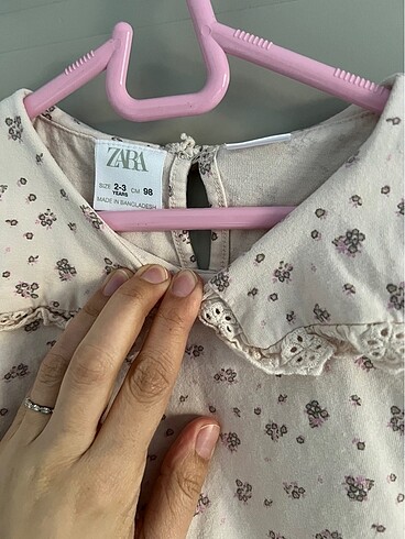 24-36 Ay Beden Zara Çiçekli Bluz