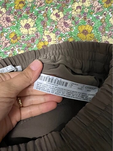 s Beden camel Renk Oysho uzun pantolon