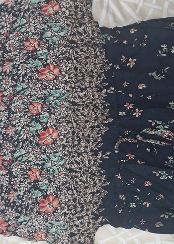 Siyah Desenli Bohem Uzun Askılı Elbise - Görsel 5