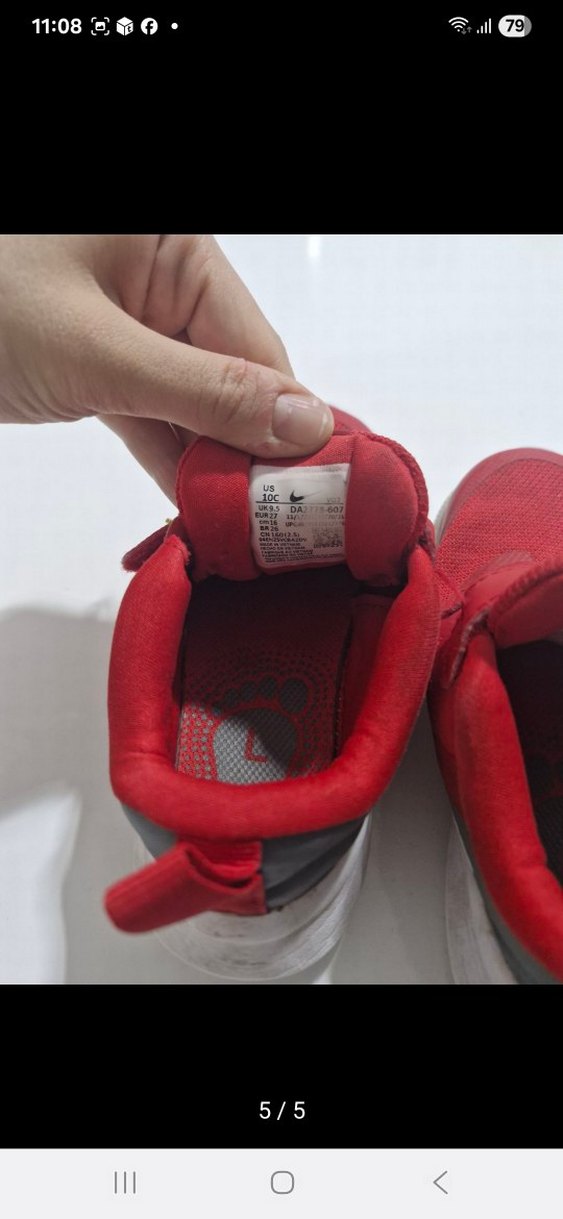 Kırmızı Çocuk Spor Ayakkabı nike - Görsel 4