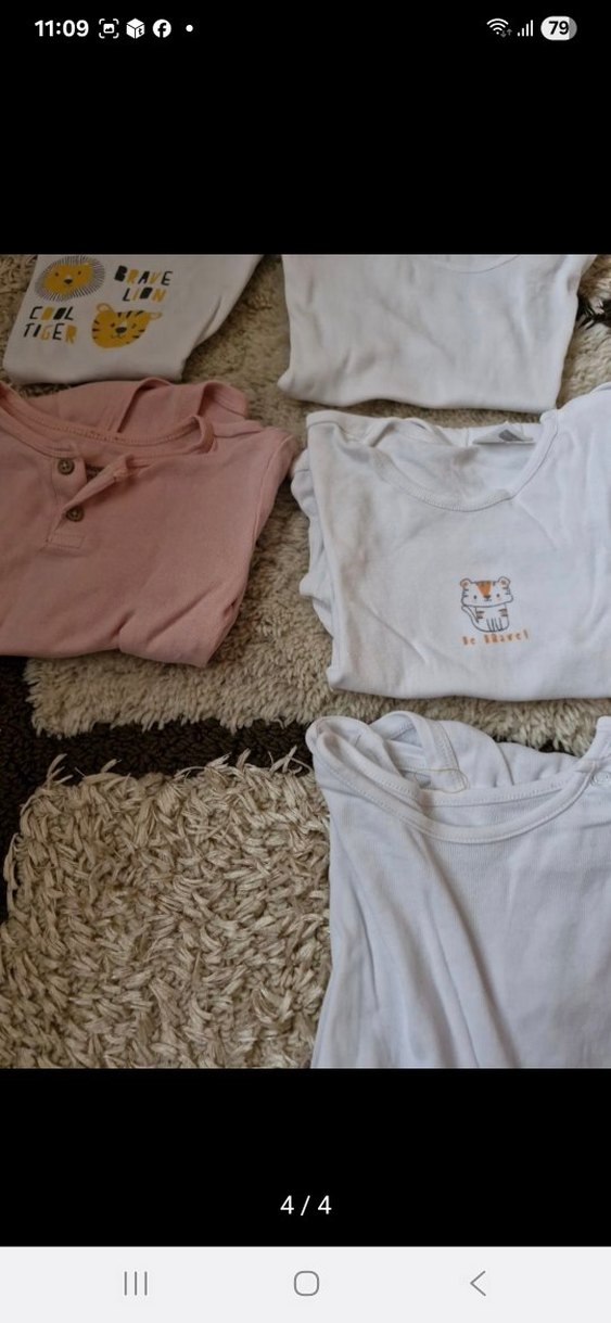 LCW Çocuk Beyaz Basic Kısa Kollu zıbın - Görsel 3