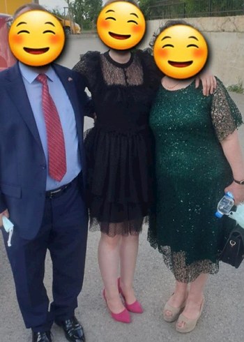 Uzun Kollu Fırfırlı Siyah Mini Elbise - Görsel 5