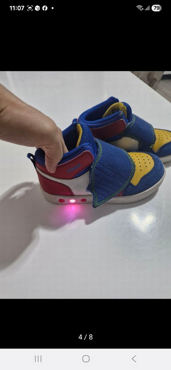 vicco Çocuk Çok Renkli Cırt Cırtlı Spor Ayakkabı - Görsel 4