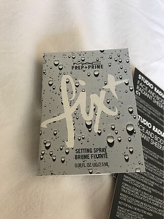  Beden Renk Mac studio radiance face and body tester ve fix plus sample