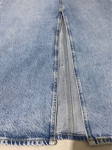 Mavi Jeans Mavi Jeans Kot Yırtmaçlı Kalem Etek