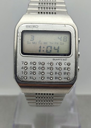 Seiko C153-5007 Calculator Dijital Kol saati - Görsel 2