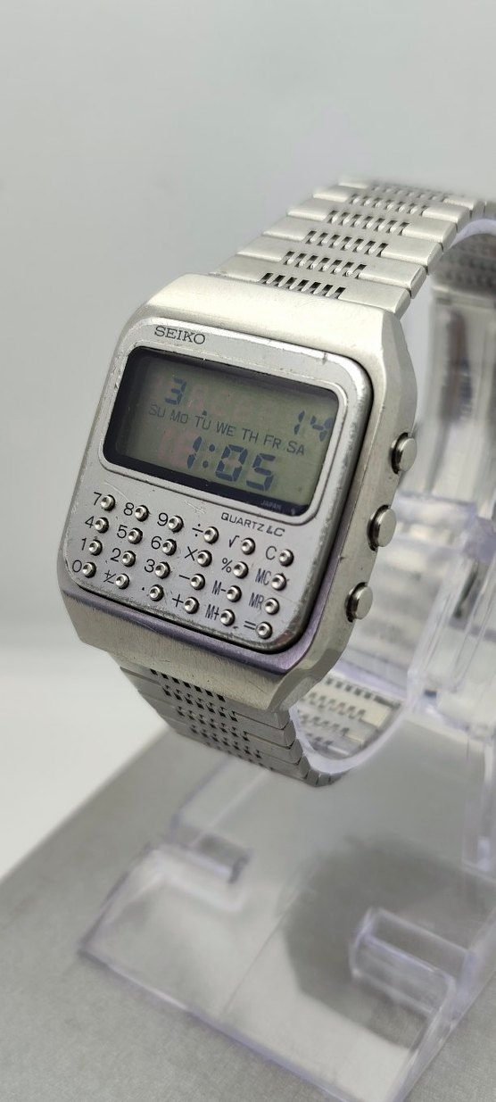 Seiko C153-5007 Calculator Dijital Kol saati - Görsel 4