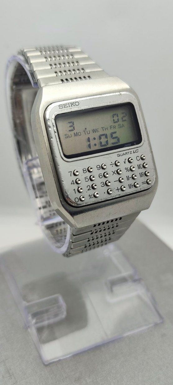 Seiko C153-5007 Calculator Dijital Kol saati - Görsel 3