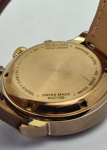 Bulova 64C105 Accu Swiss Chorograph Otomatik kol saati - Görsel 6