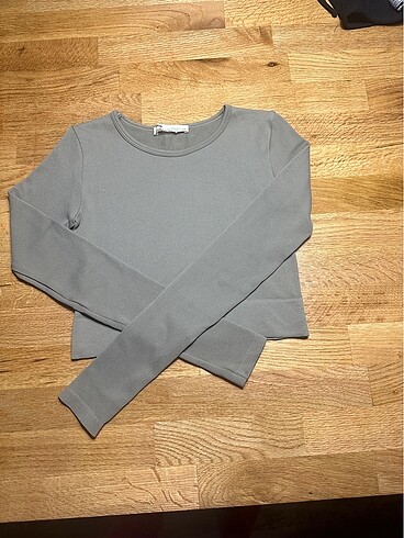 Pull and Bear Pull bear uzun kollu crop