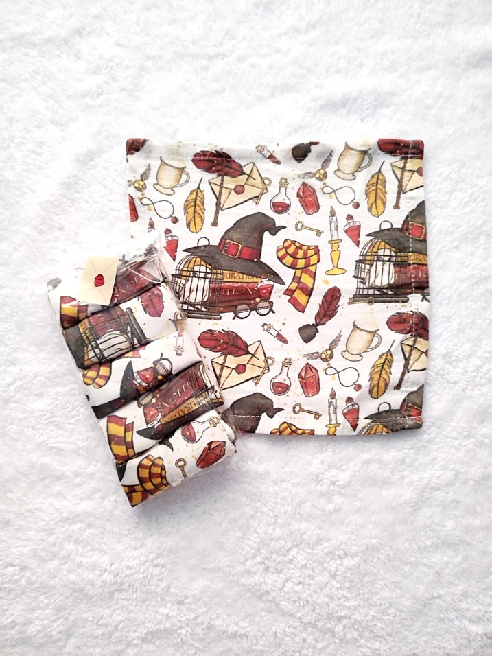 5li paketlerde çift katlı müslin ağız mendili - Görsel 3