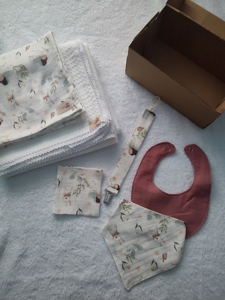 Müslin Bebek hediye seti - Görsel 4