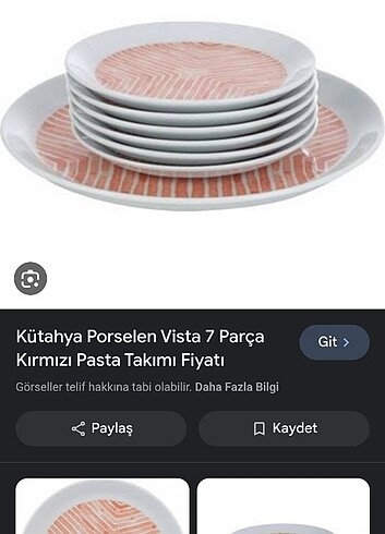 Pasta takımı 