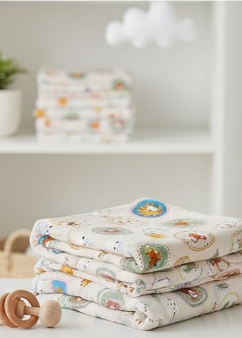 Safari müslin battaniye - Görsel 2