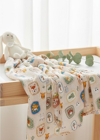 Safari müslin battaniye - Görsel 3