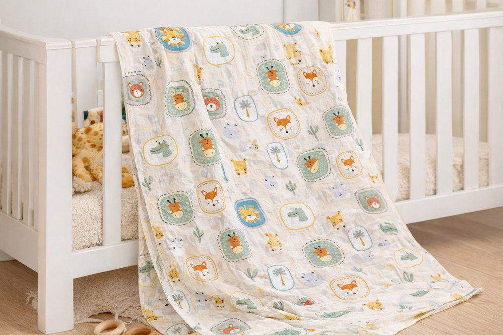 Safari müslin battaniye - Görsel 5