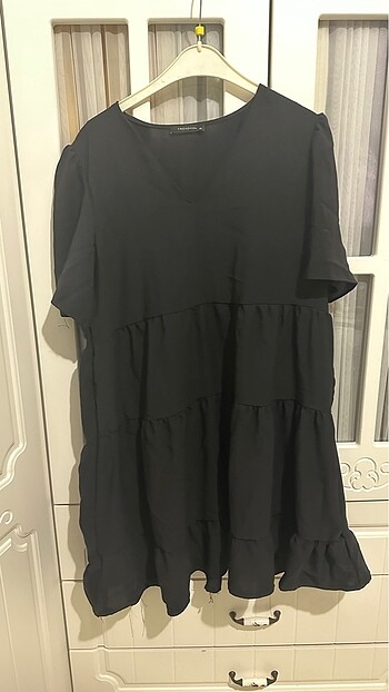 Kısa oversize elbise