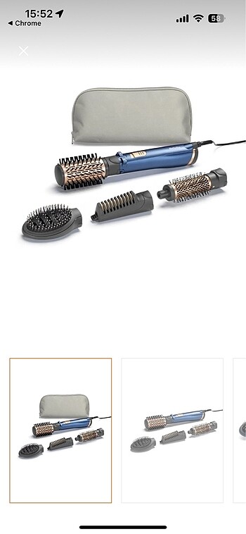 Babyliss dönen başlıklı saç düzleştirici