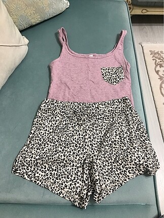 İnce yazlık askılı pijama