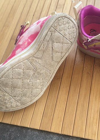 Pullu Pembe Kız Çocuk Spor Ayakkabı Skechers - Görsel 6