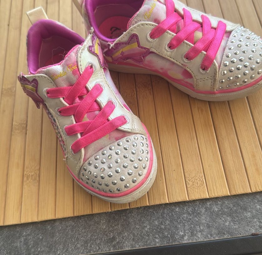 Pullu Pembe Kız Çocuk Spor Ayakkabı Skechers - Görsel 2