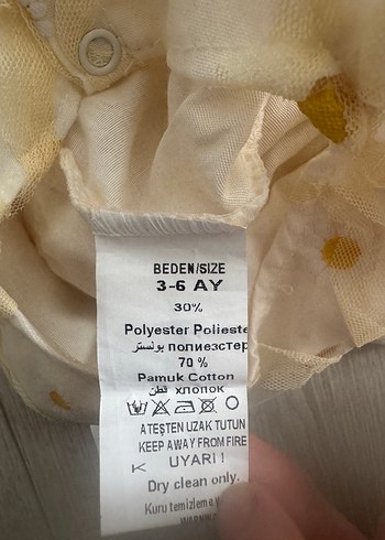 Papatya desenli Bebek Kız Tulumu - Görsel 3