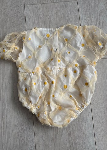 Papatya desenli Bebek Kız Tulumu - Görsel 2