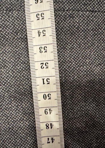 Düğmeli Gri Erkek Yün Yelek - Görsel 7