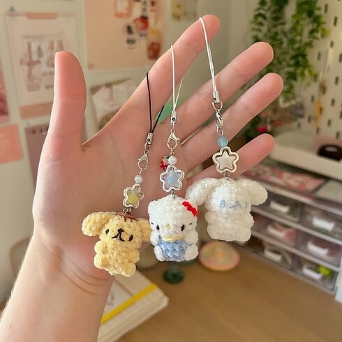 hello kitty sanrio peluş charm