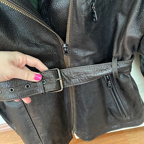 xl Beden Gerçek deri ceket