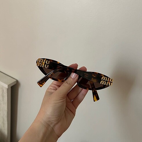 Miu miu leopar gözlük