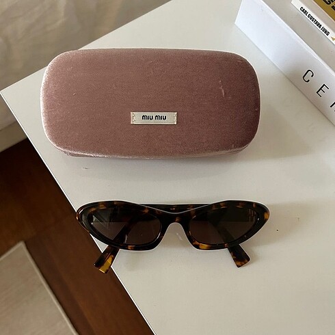 Miu miu leopar gözlük - Görsel 6