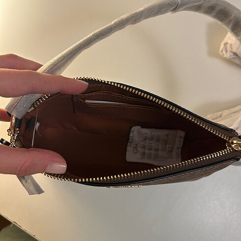  Beden camel Renk Coach monogram çanta