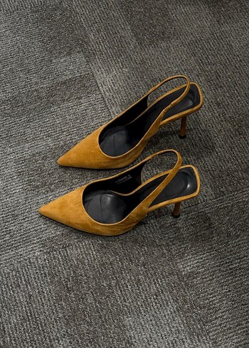 İpekyol süet topuklu - Görsel 5