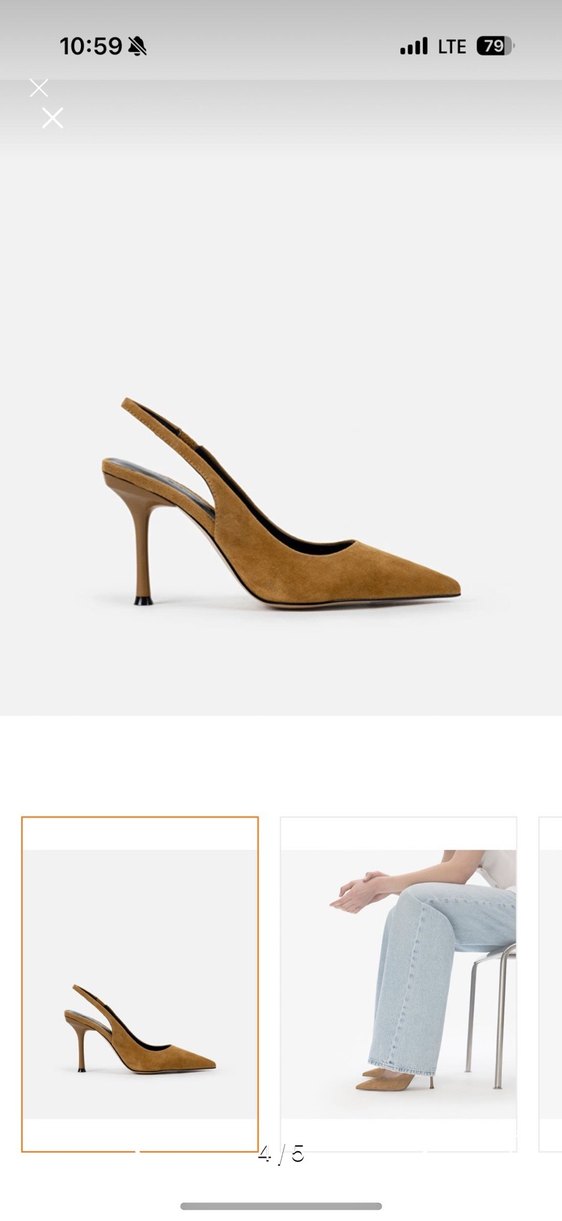 İpekyol süet topuklu - Görsel 4