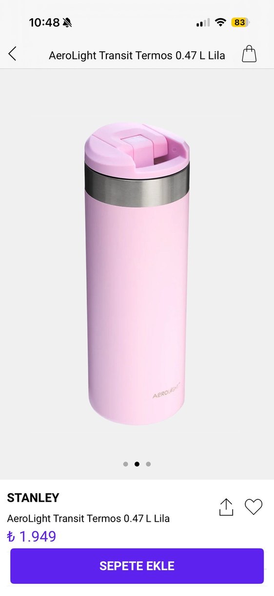 Stanley Pembe Termos - Görsel 2