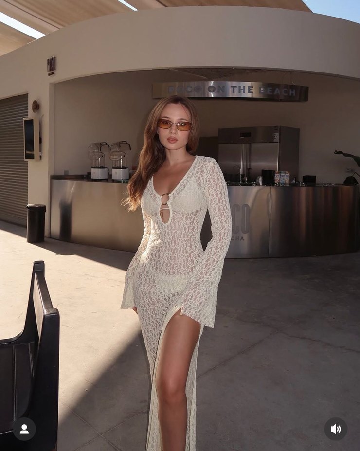 Mai Collection Dantel Pareo Elbise - Görsel 2