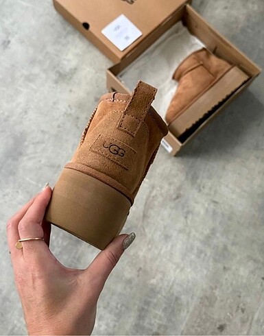 40 Beden kahverengi Renk Platform taba ugg