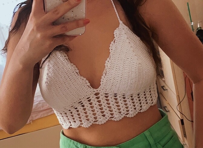 m Beden beyaz Renk Bikini üstü