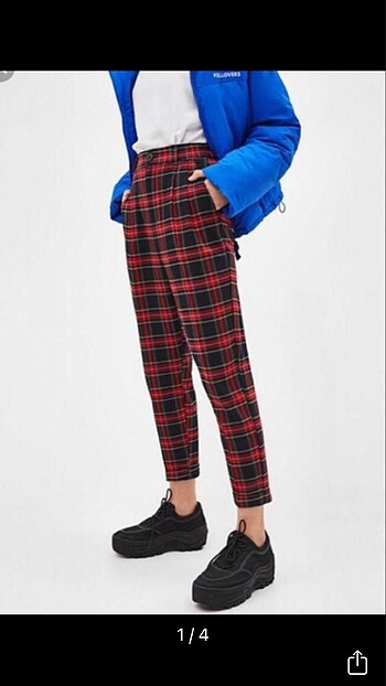Bershka ekose jogger pantolon