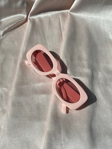 Pembe coquette gözlük