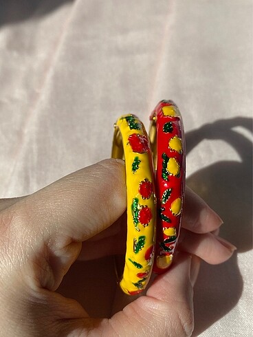 Beden Yaylı Vintage görünümlü mineli kelepçe bileklik seti